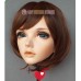 (MIU)Crossdress Male/Body/ Man Resin Half Head Female Cartoon Character Kigurumi Mask With BJD Eyes Cosplay Anime Role Doll Mask